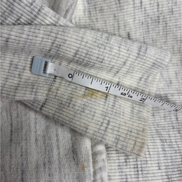 WILFRED Open Front Drape Cocoon Cardigan Sweater | Gray Marled | Medium - Picture 8 of 9